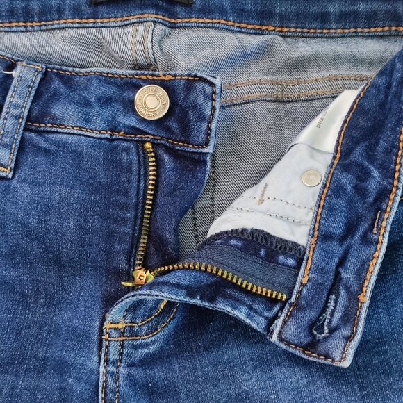 Silver Jeans Tuesday skinny stretchy dark wash indigo blue women's size W27 L29 - Picture 8 of 14